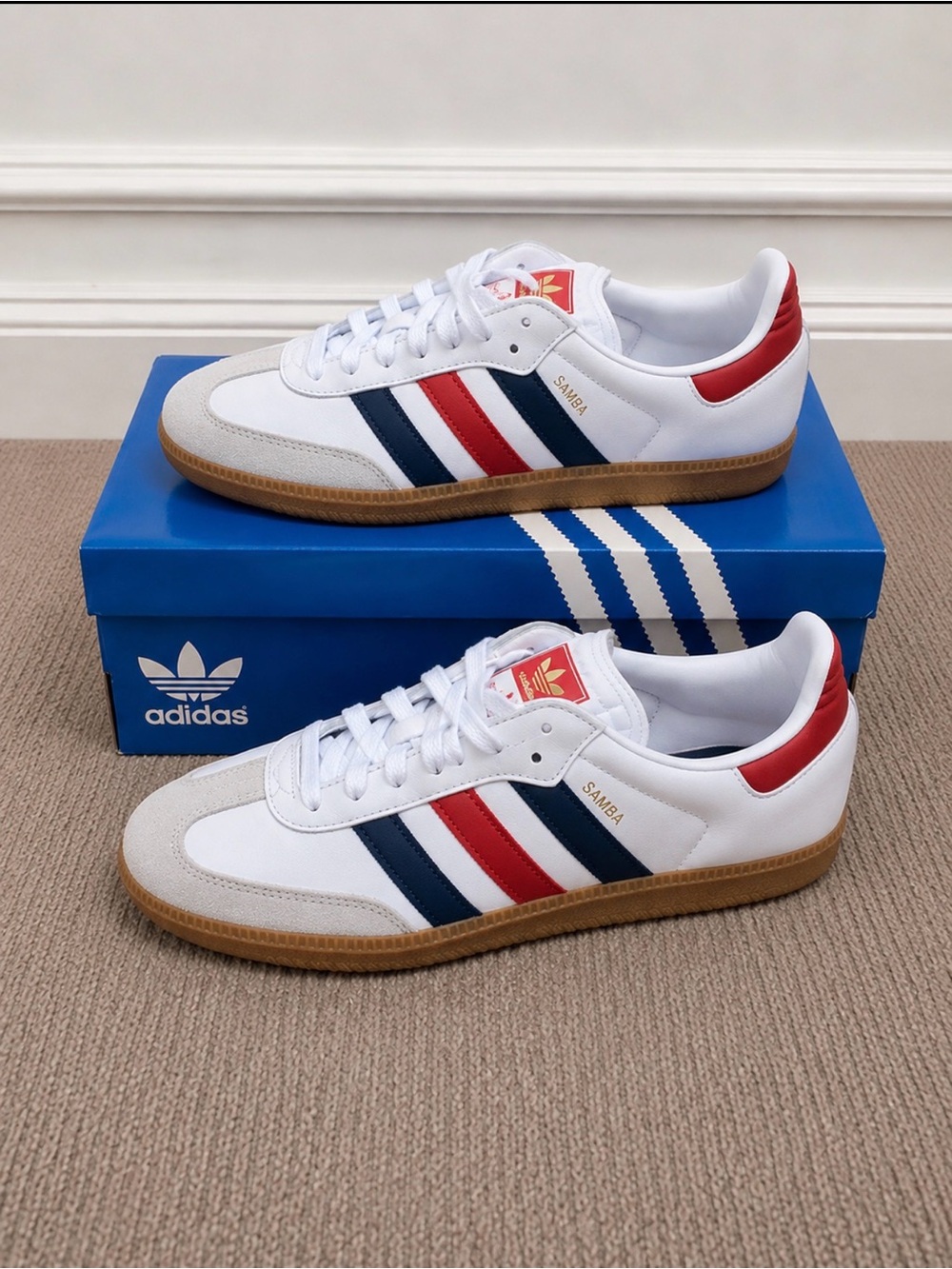 Adidas Samba OG FIFA World Cup 2026 France HQ4950 Men's Casual Sneakers